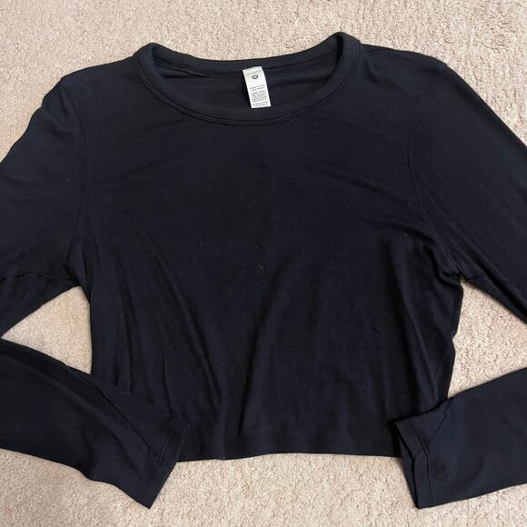 Hold Tight Straight-Hem Cropped Long Sleeve - Picture 3 of 7